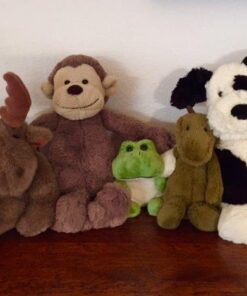 Jellycat Bashful Black and Cream Puppy Stuffed Animal, Medium, 12 inches Medium - 12" 27 51fDq 5GsCL