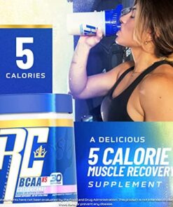 Ronnie Coleman's BCAA XS Powder with EAAs, Branched Chain Amino Acids Post Workout Muscle Recovery, Sugar Free Hydration Drink for Women and Men, Lemonbeary Gummies, 30 Servings 10 51fGDmxyTWL