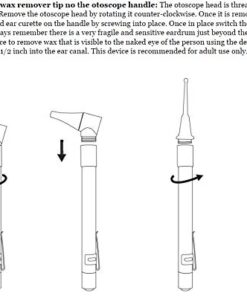 Third Generation Dr Mom Slimline Stainless LED Pocket Otoscope with Soft White Natural Hue Light Spectrum in Hard Travel Case Includes Lighted Ear Wax curettes 21 51fJOaBIulL