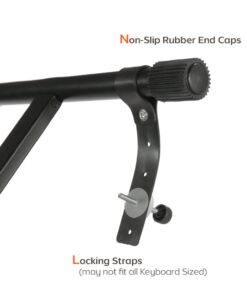 PARTYSAVING Pro Series One-Tier Portable Single-X Keyboard Stand with Locking Straps, APL1157 10 51fMZwMgx L