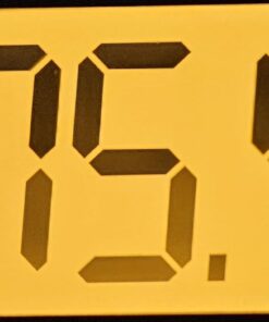 Meat Thermometer Digital, Meat Thermometers for Grilling and Cooking, Waterproof Instant Read Food Thermometer with Accurate Readings, Large LED Backlit Display and Foldable Probe for Kitchen & BBQ Black 42 51fRLM6hQWL