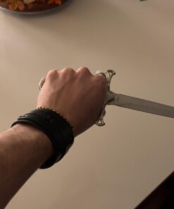 13.5" KING ARTHUR MEDIEVAL Historical SHORT SWORD DAGGER Knife Scabbard + SHEATH 23 51fSDxhi3TL