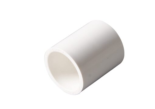 Rainbow Dream 1/2 Inch PVC Coupling Adapter Pipe Fitting (Socket x Socket) - 15 Pack, White