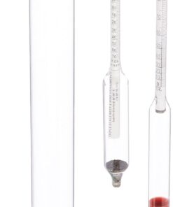 FastRack Hydrometer Kit - Triple-Scale Hydrometer Alcohol 0-200 Proof and Tralle Hydrometer with Test Jar - Accurately Test your Liquor Alcohol, ABV and Gravity of your Wine, Beer, Mead or Kombucha