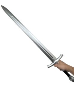 Sparkfoam Sword 40" Medieval Foam Sword w/Metallic Chrome Finish on Blade 11 51fg9aGqHFL