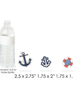 Big Dot of Happiness Ahoy Nautical - DIY Shaped Baby Shower or Birthday Party Cut-Outs - 24 Count 9 51fhSU1tiL