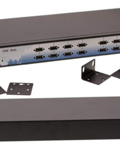 Coolgear Industrial 16-Port Rack Mount USB 2.0 Hub w/Internal Power Supply 15 51fkK7EovL