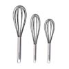 Silicone Whisk Set of 3 - Silicone Whisks for Cooking Non-Scratch - Silicone Whisk Set - Hand Whisk - Wisk - Metal Whisk - Small Whisk - Mini Whisk - Stainless Steel Whisk Black 35 51fn9QrCz3L
