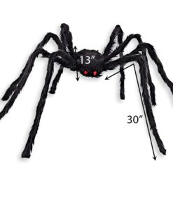 Alternative view of Fun Express - Hairy Spider W/Led Eyes for Halloween - Home Decor - Decorative Accessories - Home Accents - Halloween - 1 Piece