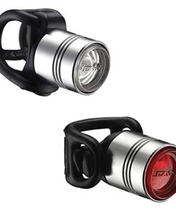 Lezyne Femto Drive Bicycle Light Pair, Front and Rear Set, Road, Mountain, Gravel Bike, Flashing One Size Black/Black 14 51fssE5FCNL