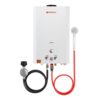 Camplux 16L Outdoor 4.22 GPM Digital Display Propane Gas Tankless Water Heater White 10 51fvfxX9EiL