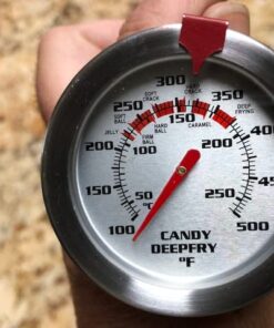 Candy Thermometer Deep Fry/Jam/Sugar/Syrup/Jelly Thermometer with Stainless Steel Large 2" Dial & 9" Accurate Sensitive Long Probe Oil Thermometer Cooking Thermometer Candy DeepFry Thermometer-9 Inch Probe 29 51g KipNL