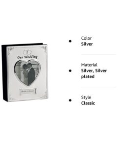 SILVER PLATED WEDDING ALBUM - Photo Album 5 51g4BvBfU3L