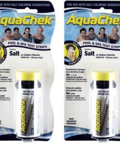 AquaChek White Salt for Swimming Pools, 10 Strips - 2 ct