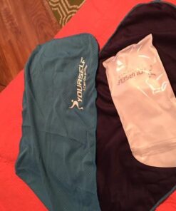 SYOURSELF Cooling Towel, Cooling Towels for Neck,40" x 12"Ice Towel for Instant Cooling Relief, Soft Breathable Chilly Towel, Perfect Yoga, Golf, Sports, Gym, Workout, Athletes Towel (1PC-Blue) Blue 32 51g8t844EBL