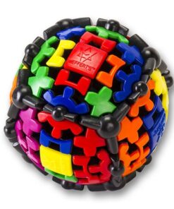 Project Genius Gear Ball by Mefferts- Speed Cube, 3x3 Speed Cube, One-Player Games, Brain Teasers, Multi-Color, Puzzle Cube, Gift for Children, Gift for Teen Boy, 3x3, Geared Cube 16 51gAdQwxjL