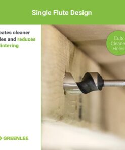 Greenlee 60A-3/4 Quick Change Wood Boring Stubby Auger Bit, 3/4" Hole Size 3/4-Inch Stubby Augur Wood Bit 13 51gLnXgpS3L