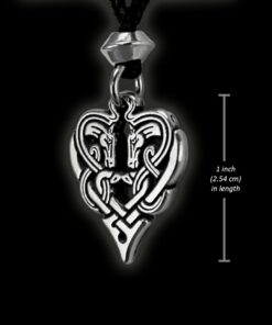 Pewter Horse Heart of Destiny Celtic Knot Epona Pendant 7 51gMiX00orL