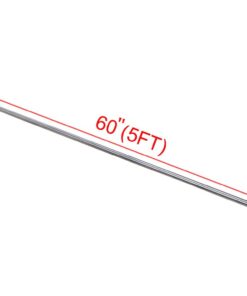 TMS 5FT European Modern Satin Stainless Steel Sliding Barn Wood Door Closet Hardware 5 FT (60") 21 51gO7mhsiRL