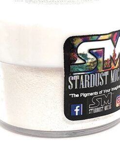 Stardust Micas Pigment Powder Cosmetic Grade Colorant for Makeup, Soap Making, Epoxy Resin, DIY Crafting Projects, Bright True Colors Stable Mica Batch Consistency (10 Gram Jar, Stardust Pearl) 10 Gram Jar 30 51gOSxykoL