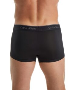 Calvin Klein Men's Stretch Microfiber Multipack Low Rise Trunks Small Black 8 51gRdbprhgL