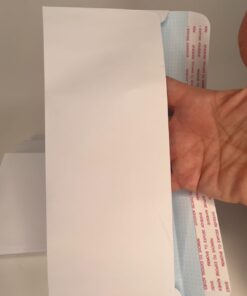 CREGEAR #10 Envelopes Self Seal Security Tinted Envelopes (110Ct) for Privacy & Business, Peel and Seal, NO Window, Letter Size 4-1/8 x 9-1/2 Inches, 24 LB, White 110 39 51gUdX5GZdL