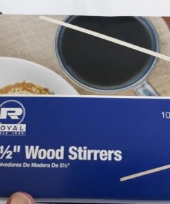 Royal 1000 Count Wood Coffee Beverage Stirrers, 5.5" 1 39 51gV3z1lRlL