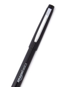 Amazon Basics Felt Tip Marker Pens - Medium Point, Black, 24-Pack 24 Pack 18 51gVWrt8xJL