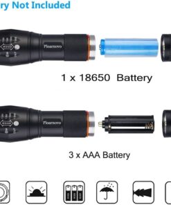 Ploarnovo TC1200 Military Grade Tactical LED 3000 Lumens Flashlight Torch 18 51ga4PD5cNL