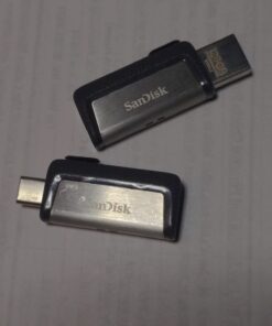 SanDisk 128GB Ultra Dual Drive USB Type-C - USB-C, USB 3.1 - SDDDC2-128G-G46, Gray 45 51gbEO8M mL