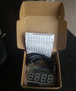 MiOYOOW 4-Digit Digital Clock Kits with PCB, DIY Alarm Clock Soldering Project Kit for Learning Electronics Soldering Practice with English Instructions 1 Pack-4 Digit Clock Kit(0.56 Inch) 77 51gbrkXFgsL