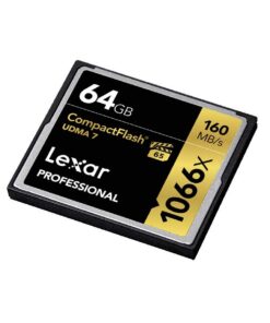 Lexar Professional 1066x 64GB CompactFlash Card, Up to 160MB/s Read, for Professional Photographer, Videographer, Enthusiast (LCF64GCRBNA1066) Single 14 51gcL8SvxfL