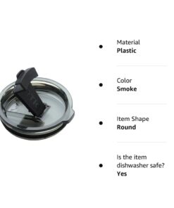 RTIC Spill Proof & Splash Resistant Lid for RTIC updated design 30 oz Tumbler 20 51giZXbD1jL