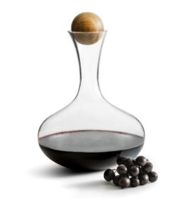 Sagaform Wine Carafe with Oak Stopper 67-Ounce Wine Carafe 67 Oz. 18 51goHLLcKL