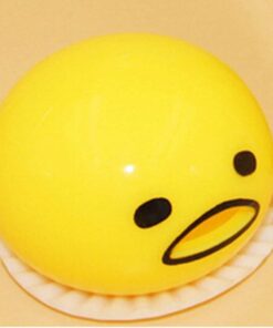 Alternative view of Cute Yellow Round Sucking & Vomiting Lazy Egg Yolk Vent Stress Tricky Game Relief Toys by Juicart
