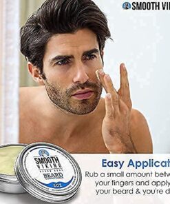 Smooth Vikings Leave in Beard Conditioner for Men, Ultimate Care for Silky-Smooth Beard, Dry Beard Conditioner, Beard Softener for Men, Moustache Conditioner, Beard Leave in Lotion & Beard Cream(2 Oz) 10 51gooCkzU3L