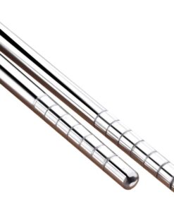 MyLifeUNIT Extra Long 14 Inch Japanese Hot Pot Chopsticks, Stainless Steel Cooking Frying Noodle Chopsticks (3 Pairs Set) 12 51h pMpox8L