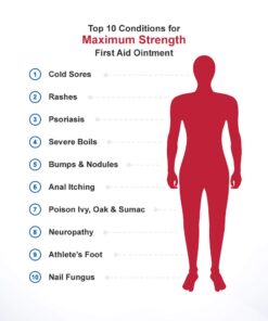 emuaid EMUAIDMAX Ointment 2oz - Eczema Cream. Maximum Strength Treatment. Use Max Strength for Athletes Foot, Psoriasis, Jock Itch, Anti Itch, Rash and Skin Yeast Infection. Standard Packaging 29 51hFaeCLrL