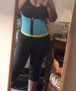 Valentina Womens Hot Thermo Body Shaper Neoprene Slimming Pants Thighs Workout Sauna Suit Waist Tummy Control for Weight Loss Black XXL = US Size L - XL 18 51hFd3GbbNL