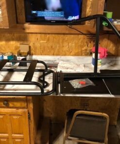 VEVOR Racing Simulator Stand Adjustable Steering Wheel Stand Carbon Steel Racing Wheel Stand fit for Logitech G25, G27, G29, G920, Racing Wheel Gaming Stand, Not Included Wheel,Pedals and Chair Black 55 51hGTlqWRFL