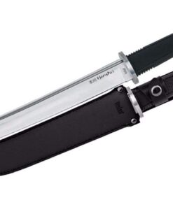 Honshu United Cutlery Tanto Knife and Leather Sheath - 440 Stainless Steel Blade, Overmolded TPR Grip, Stainless Steel Handguard - Tactical Knife for Defense or Hunting - 16 3/4" Overall 10 51hKwA5QzbL