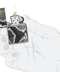 Zippo Animal Lighters 540 Color Black Snake Skin 12 51hN 9vP5cL