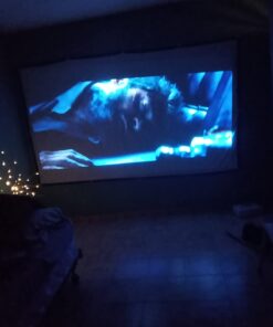 Projector with WiFi and Bluetooth, ASAKUKI Native 1080P 4K Support 450 ANSI Outdoor Movie Proyector, Indoor Home Theater w/ Portable Bag, Compatible w/ Sticks/Phone/iphone/Laptop 43 51hOf9UG gL