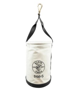 Klein Tools 5106S Straight Wall Bucket with Swivel Snap Hook, No. 6 Canvas 7 51hPKqZVGQL