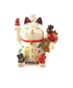 Feng Shui Maneki Neko Lucky Cat Coin Bank for Wealth 24 51hQNCKNq3L