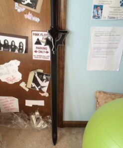 Sword Art Online SAO Medium Carbon Steel with Sheath-Kirito Elucidator, Asuna, Kirigaya (Kirito Elucidator Version 2) 25 51hR645AApL