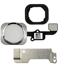 Alternative view of MMOBIEL Home Button Compatible with iPhone 6/6 Plus - Flex Cable Connector - Replacement - Incl. Screwdrivers - White