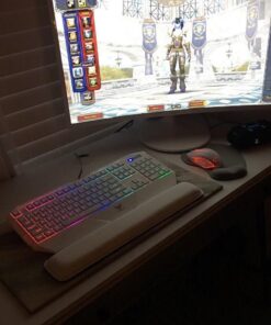 SAMSUNG 32 inch CF391 Curved Monitor (LC32F391FWNXZA) - 1080p, Dual Monitor, Laptop Monitor, Monitor Stand/Riser/Mount Compliant, AMD Freesync, Gaming, HDMI, White 59 51hSusfbVL