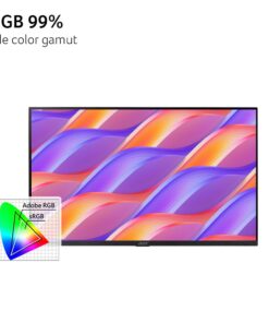 Alternative view of Acer CB272K 27" UHD 3840x2160 IPS Professional Computer Monitor for Creators 99% sRGB Color Accuracy Delta E<1 HDR10 Height Adjustable Stand - Tilt, Swivel, Pivot |USB Type-C, DP & HDMI Ports UHD Type-c 27-inch
