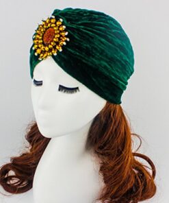 DECOU Twist Pleated Hair Wrap Stretch Turban 0545 Blue 10 51hV2NzAQRL